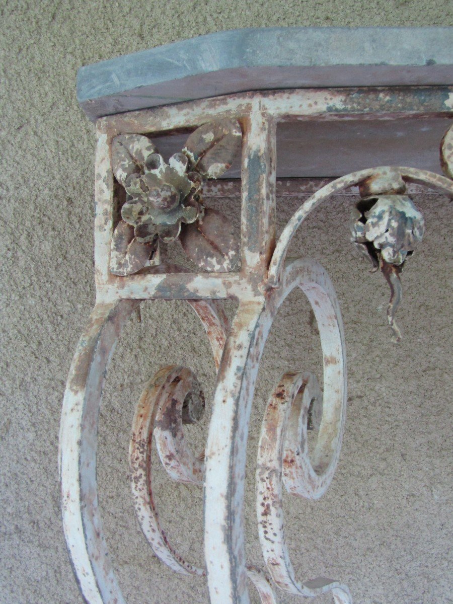 Wrought Iron Console - JAA