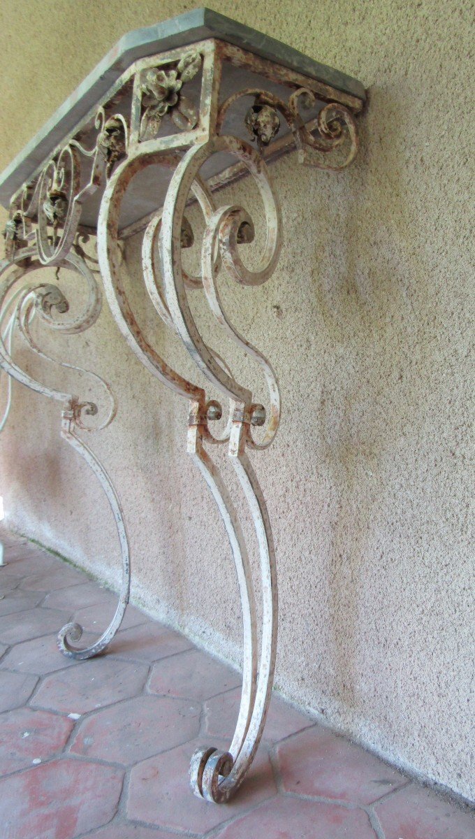 Wrought Iron Console - JAA