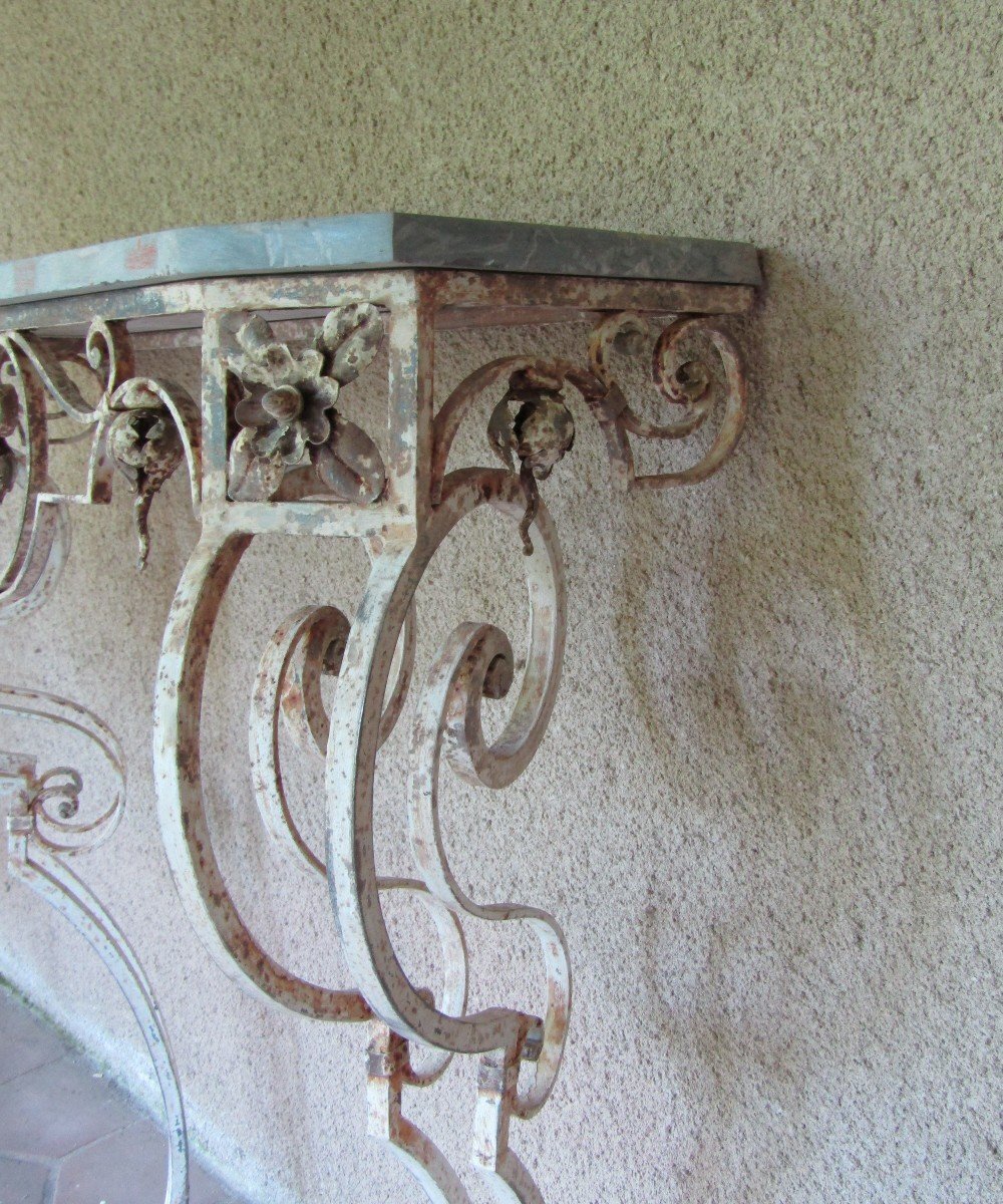 Wrought Iron Console - JAA