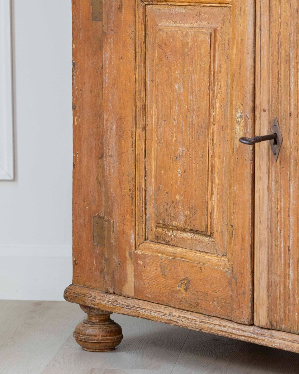 Swedish 19th Century Painted Secretary Desk with Original Finish - JAA