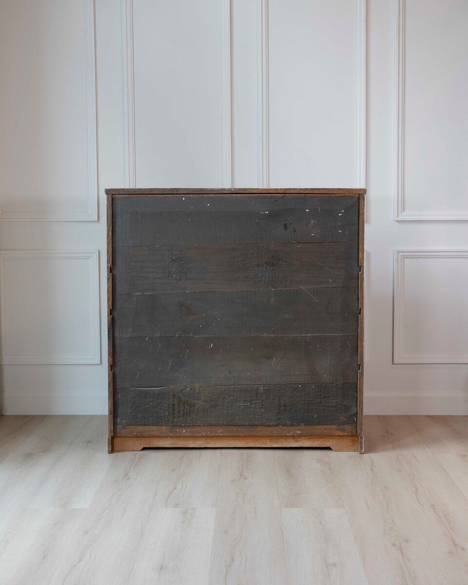 Swedish Gustavian Slant-Front Secretary in Original Cream Paint, Early 19th Century - JAA