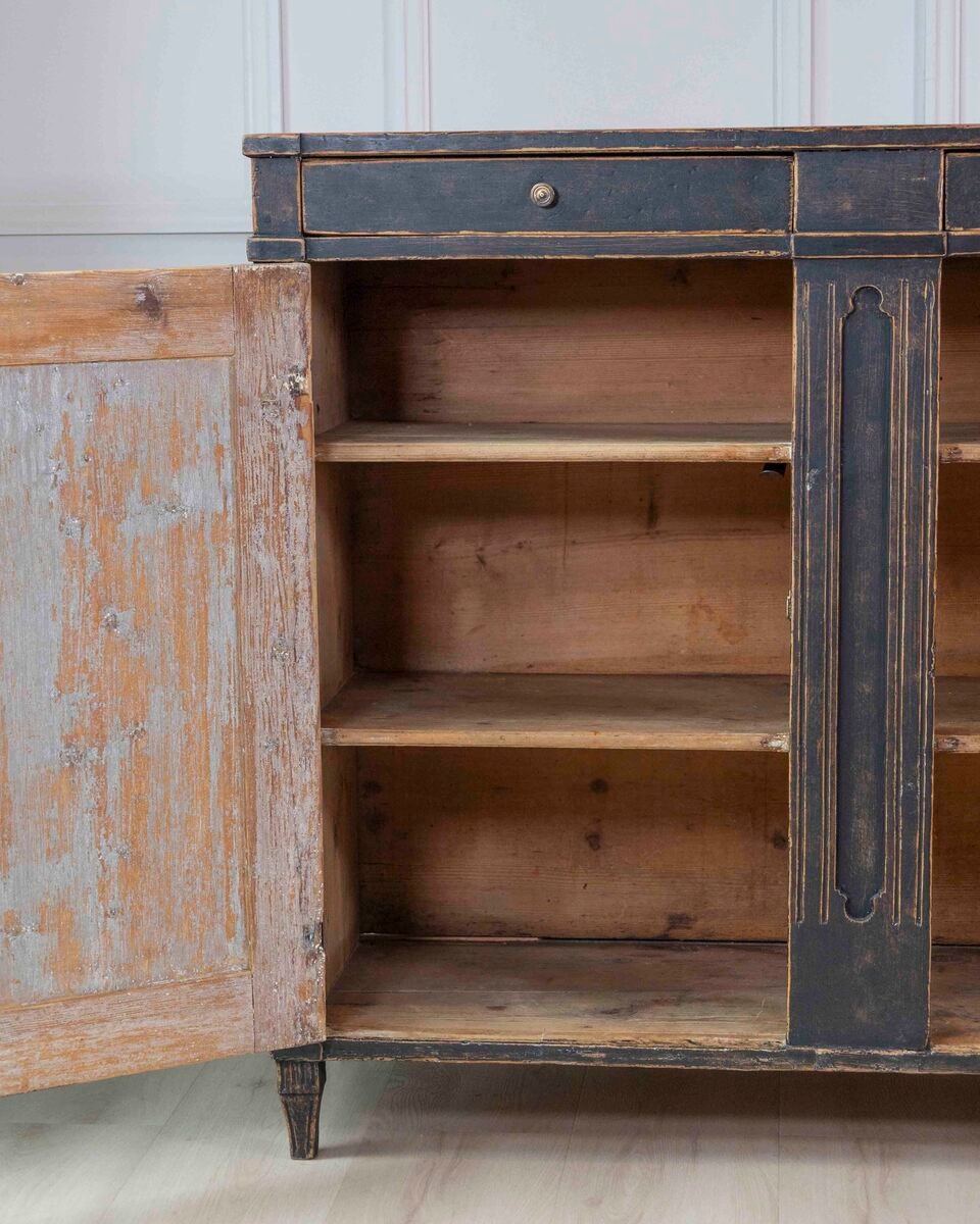 Swedish Gustavian Period Country Sideboard, 18th Century - JAA