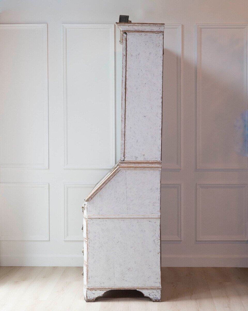 Danish 18th Century Rococo Secretary, c.1760 - JAA