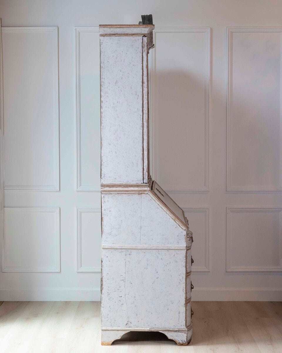 Danish 18th Century Rococo Secretary, c.1760 - JAA