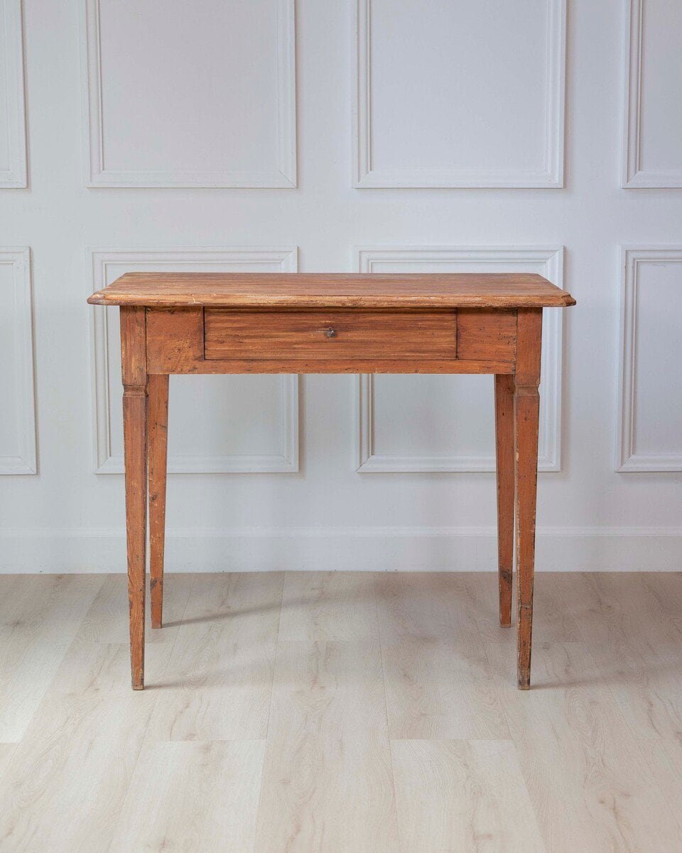 Mid-19th Century Swedish Pine One-Drawer Side Table - JAA