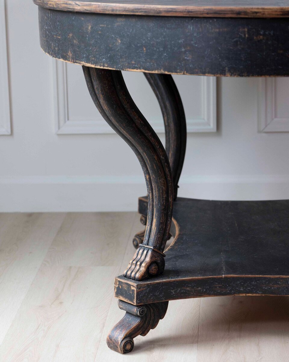 Swedish Early 19th Century Oval Center Table - JAA