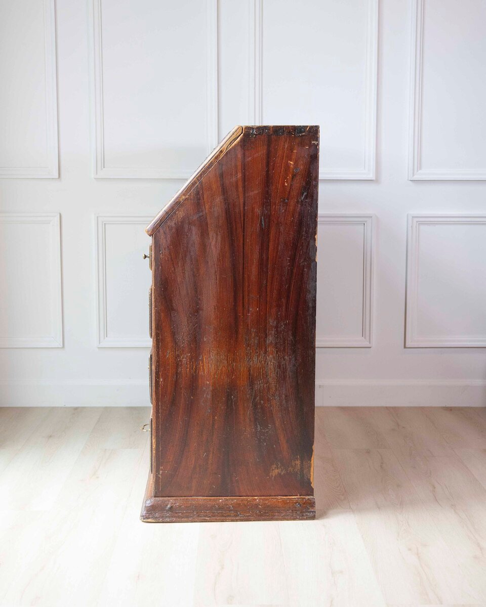 Swedish Mid-19th Century Painted Secretary Desk with Original Finish, c.1848 - JAA