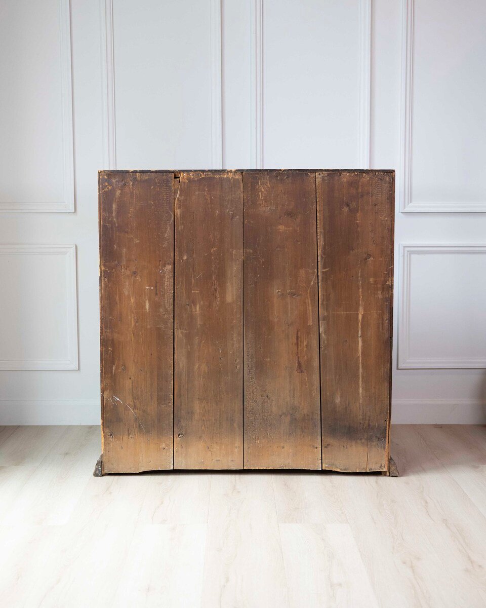 Swedish Mid-19th Century Painted Secretary Desk with Original Finish, c.1848 - JAA