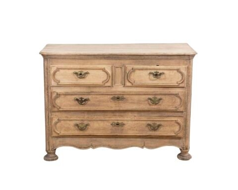 French 19th Century Bleached Oak Commode