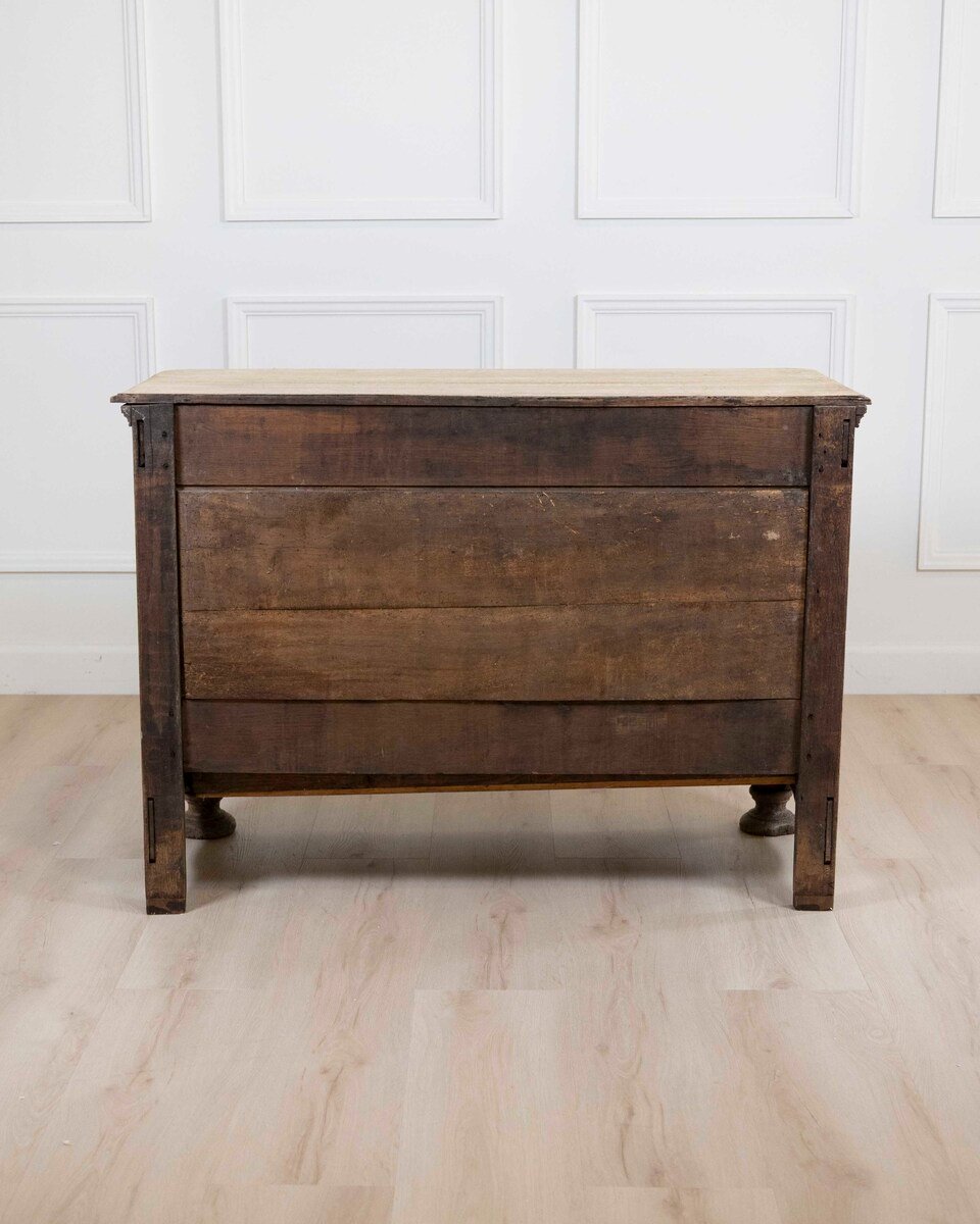 French 19th Century Bleached Oak Commode - JAA