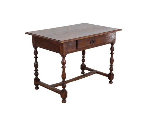 On Hold: Antique Walnut Wood Spring Table, 18th Century