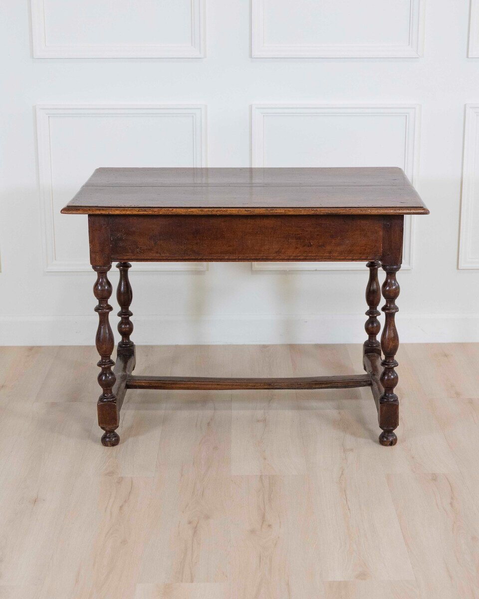 Antique Walnut Wood Spring Table, 18th Century - JAA