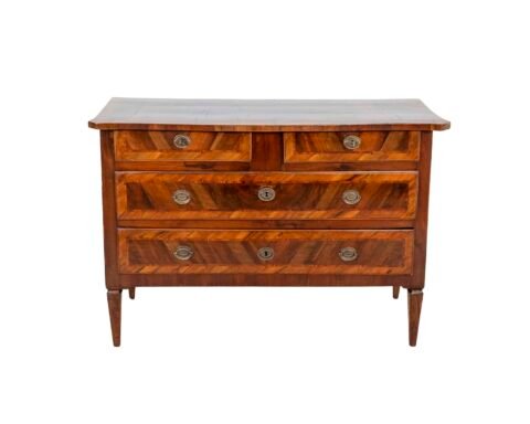 18th Century Emilian Louis XVI Walnut Chest of Drawers