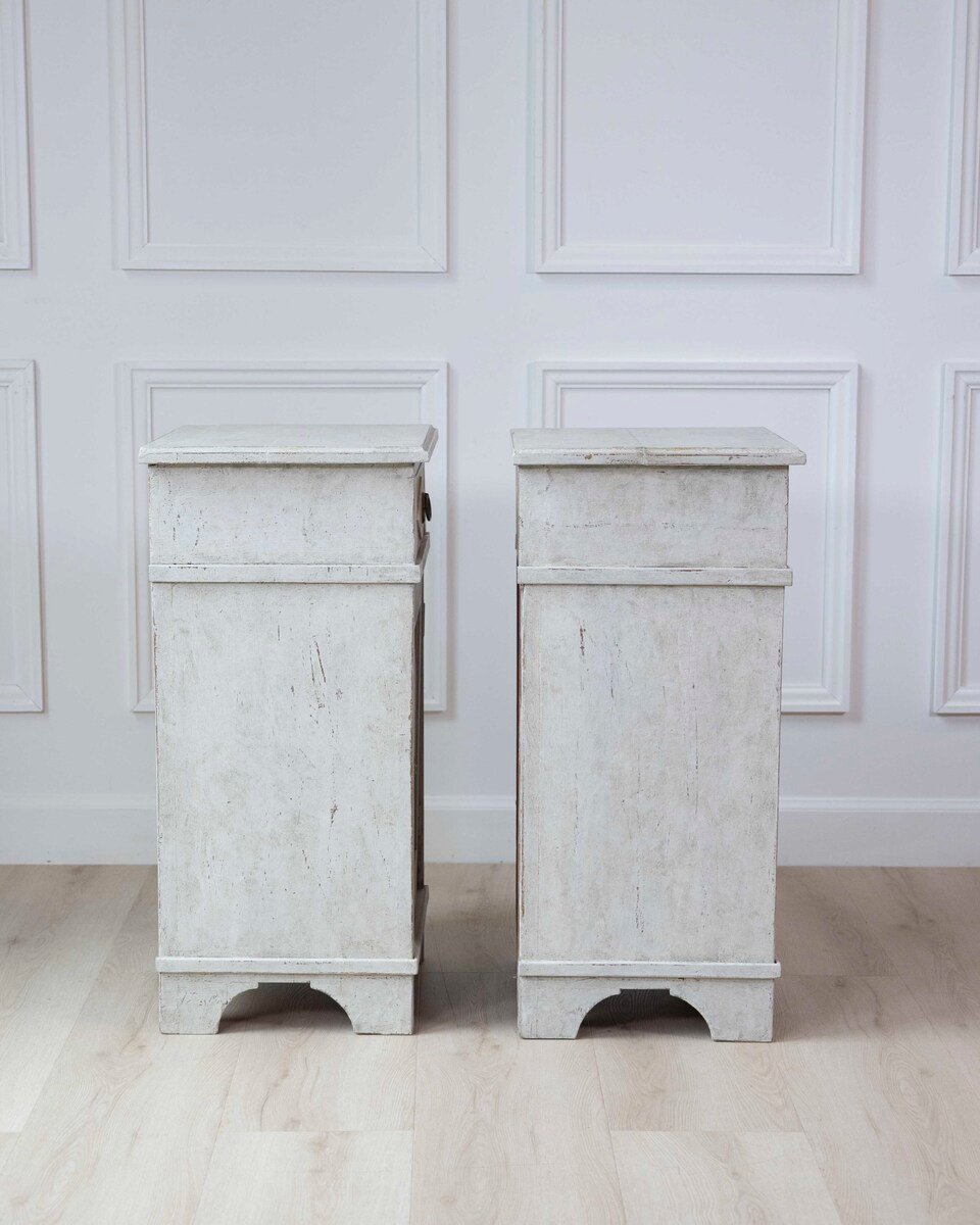 Pair of Swedish Gustavian Bedside Cabinets, Circa 1800 - JAA