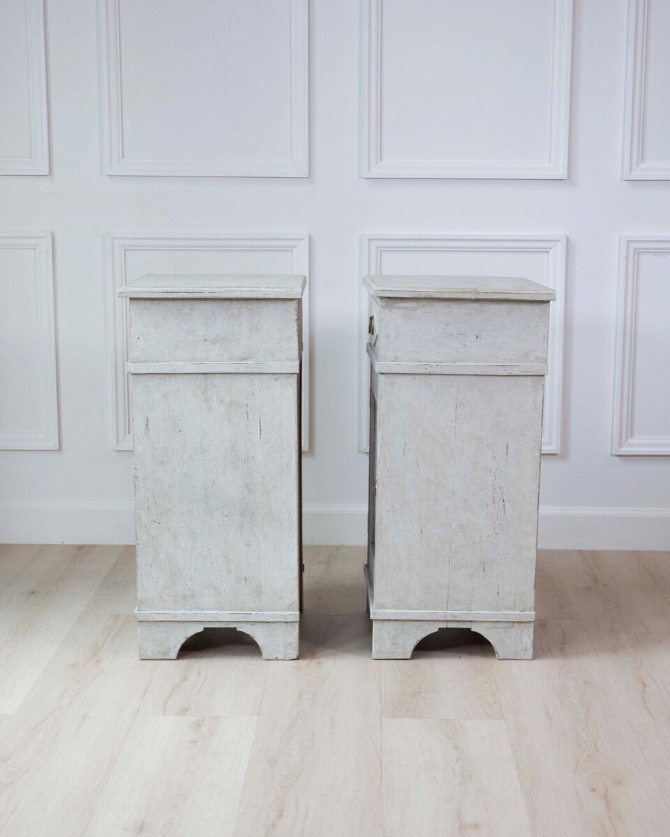 Pair of Swedish Gustavian Bedside Cabinets, Circa 1800 - JAA