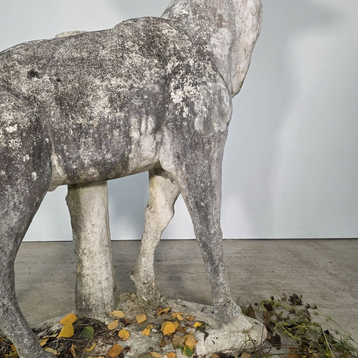 Huge early 20th concrete deer - JAA