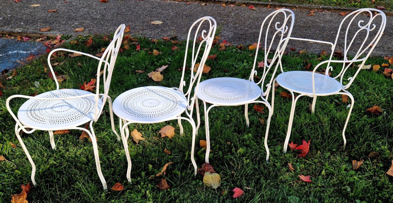 19th Century Set of Garden Chairs - JAA
