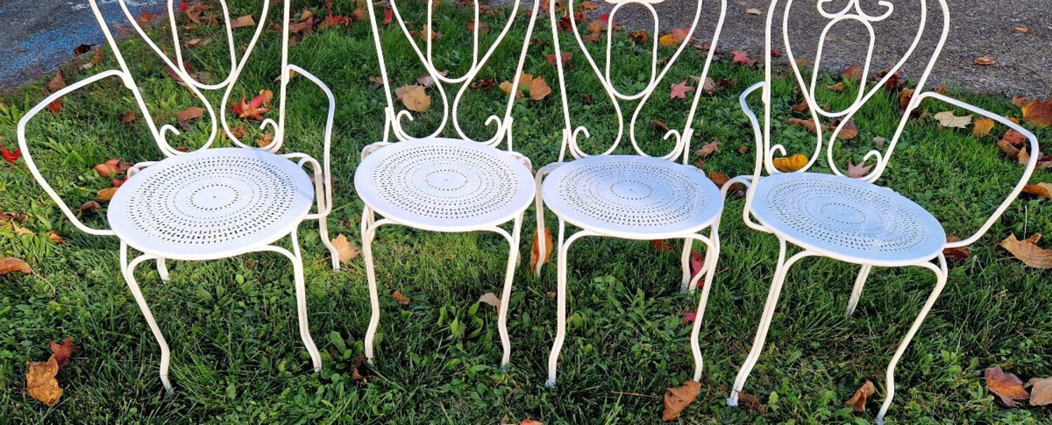 19th Century Set of Garden Chairs - JAA
