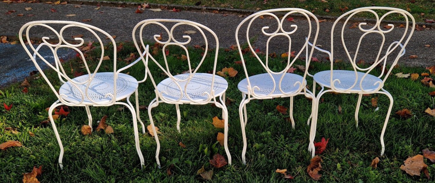 19th Century Set of Garden Chairs - JAA