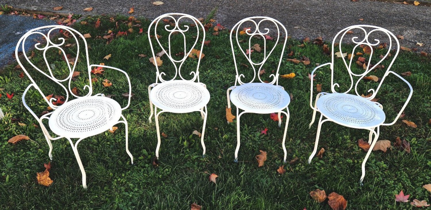 19th Century Set of Garden Chairs - JAA