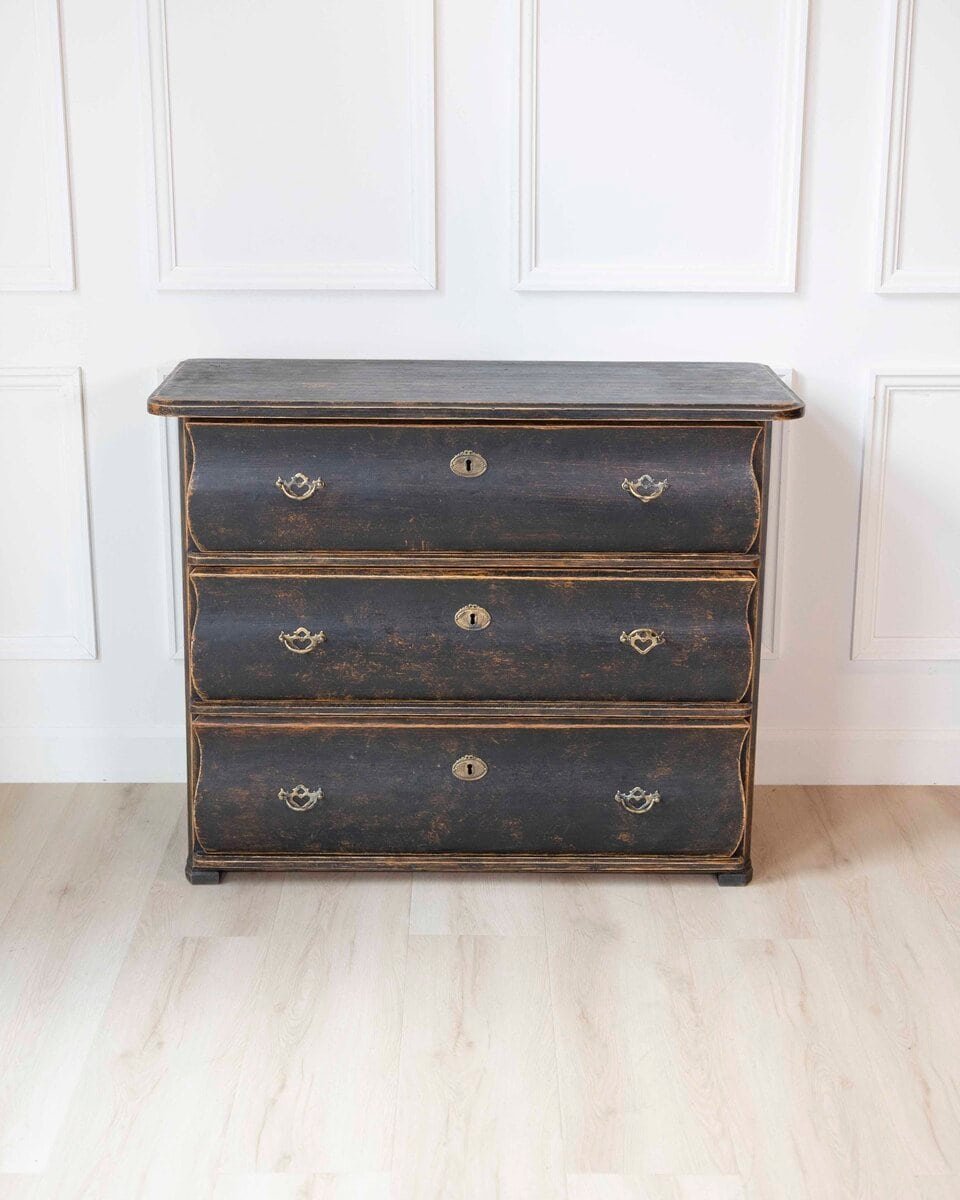 Swedish 19th Century Chest of Drawers, Dated 1883 - JAA