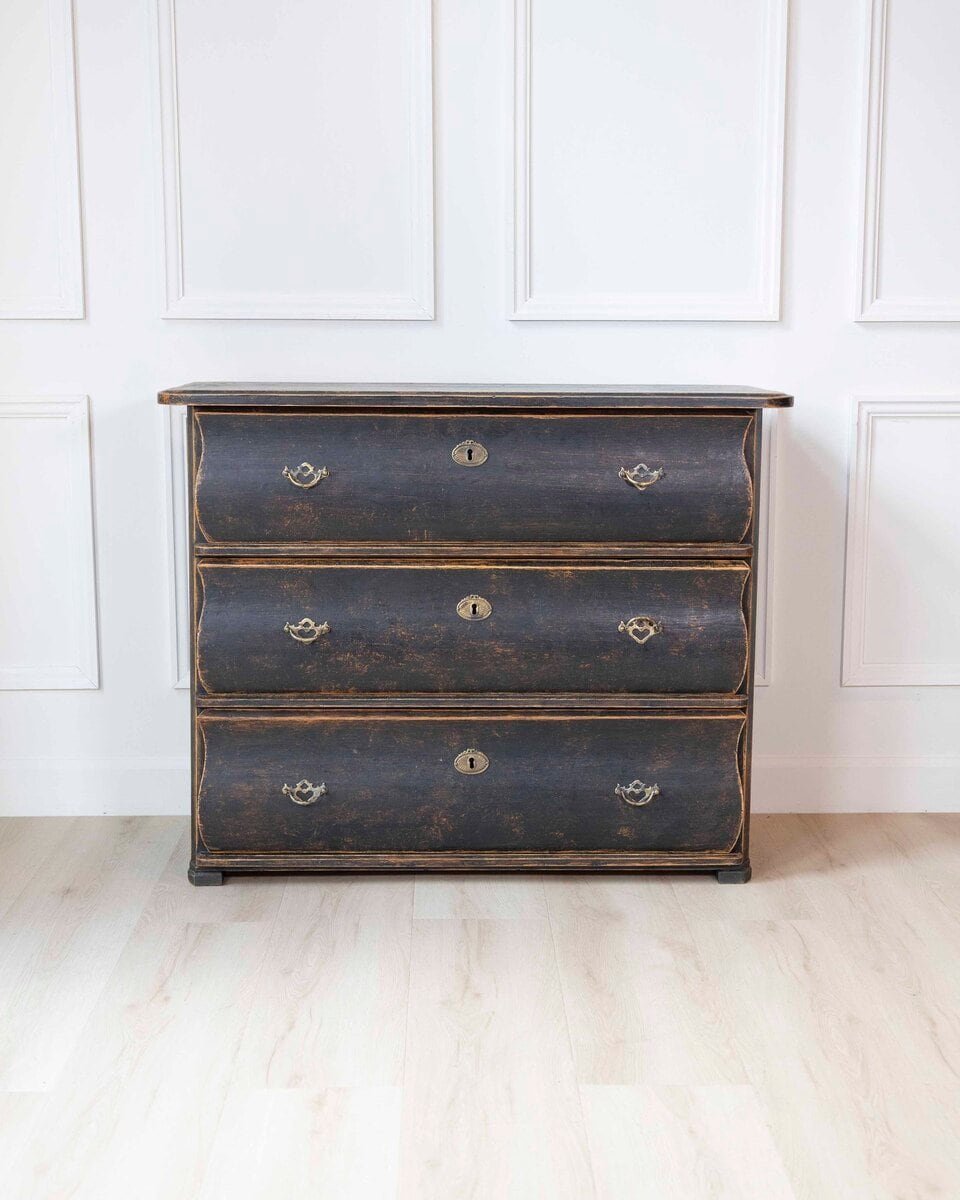 Swedish 19th Century Chest of Drawers, Dated 1883 - JAA