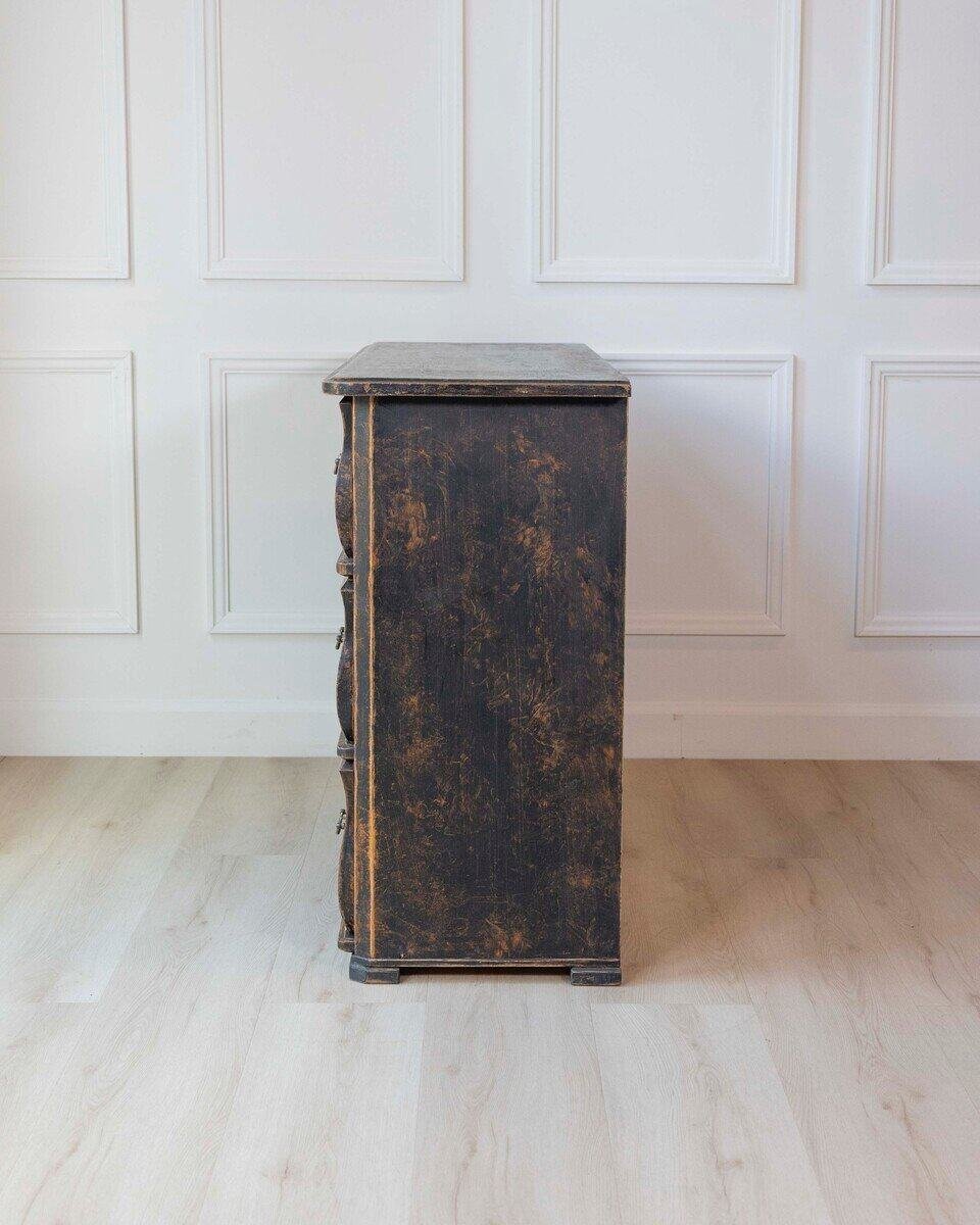 Swedish 19th Century Chest of Drawers, Dated 1883 - JAA