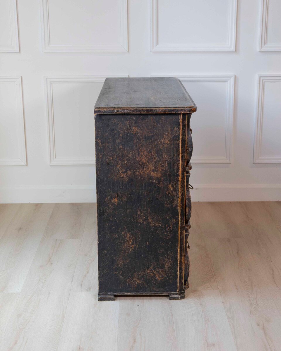 Swedish 19th Century Chest of Drawers, Dated 1883 - JAA