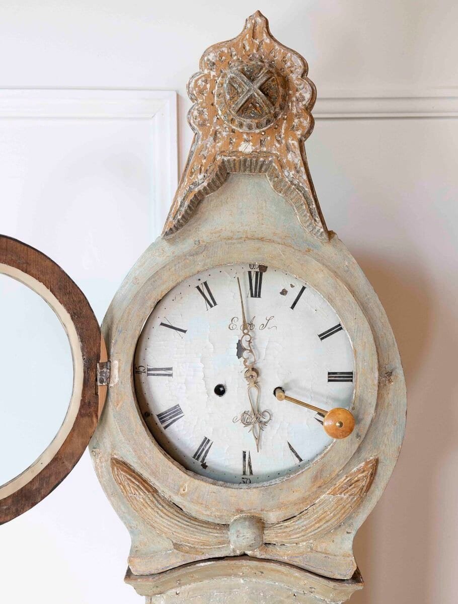 Circa 1820 Northern Swedish Gustavian Longcase Clock - JAA
