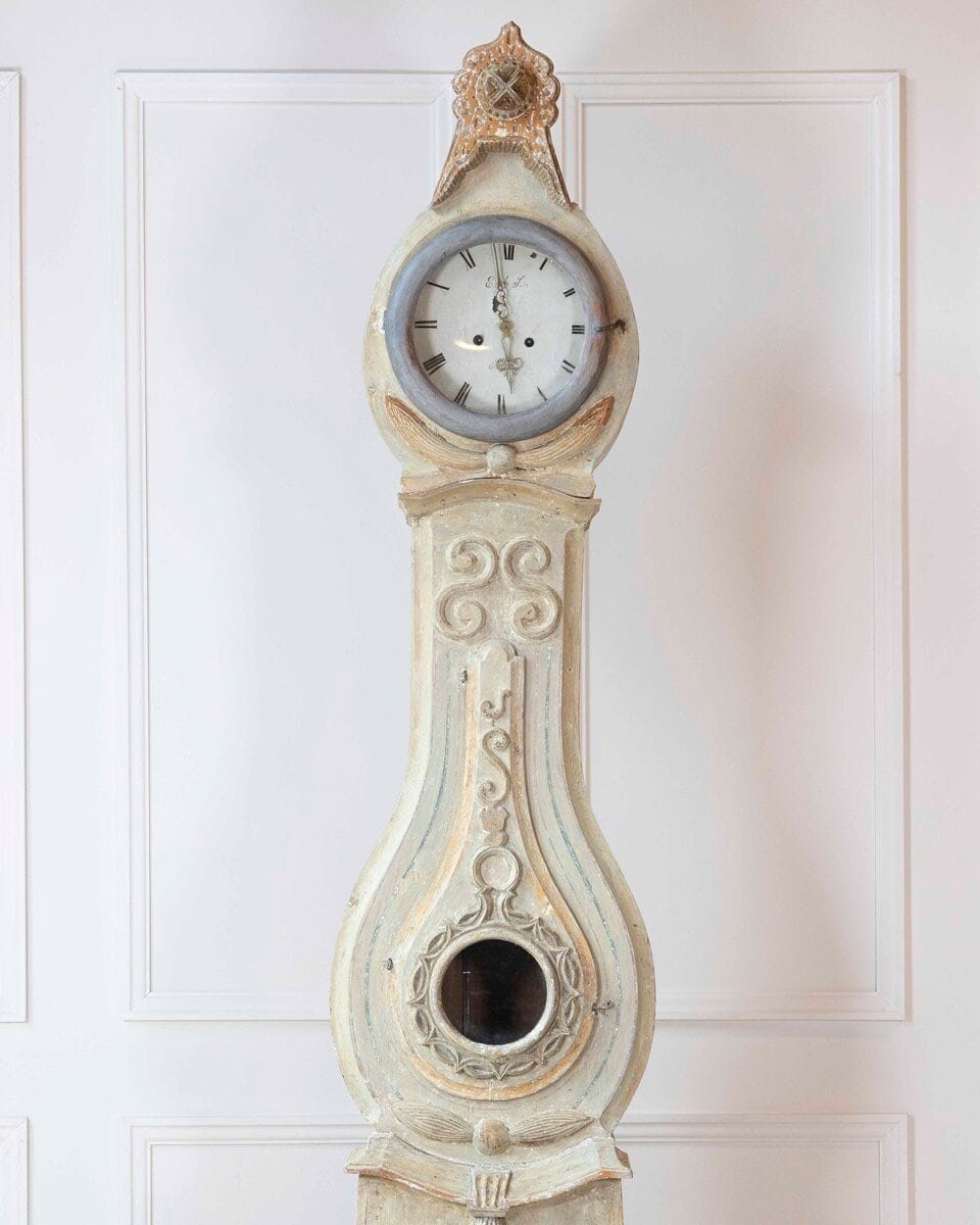 Circa 1820 Northern Swedish Gustavian Longcase Clock - JAA
