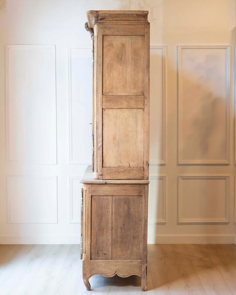 Early 19th Century Norman Carved Oak Two-Part Sideboard - JAA