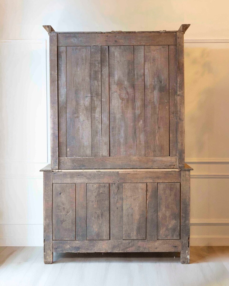Early 19th Century Norman Carved Oak Two-Part Sideboard - JAA