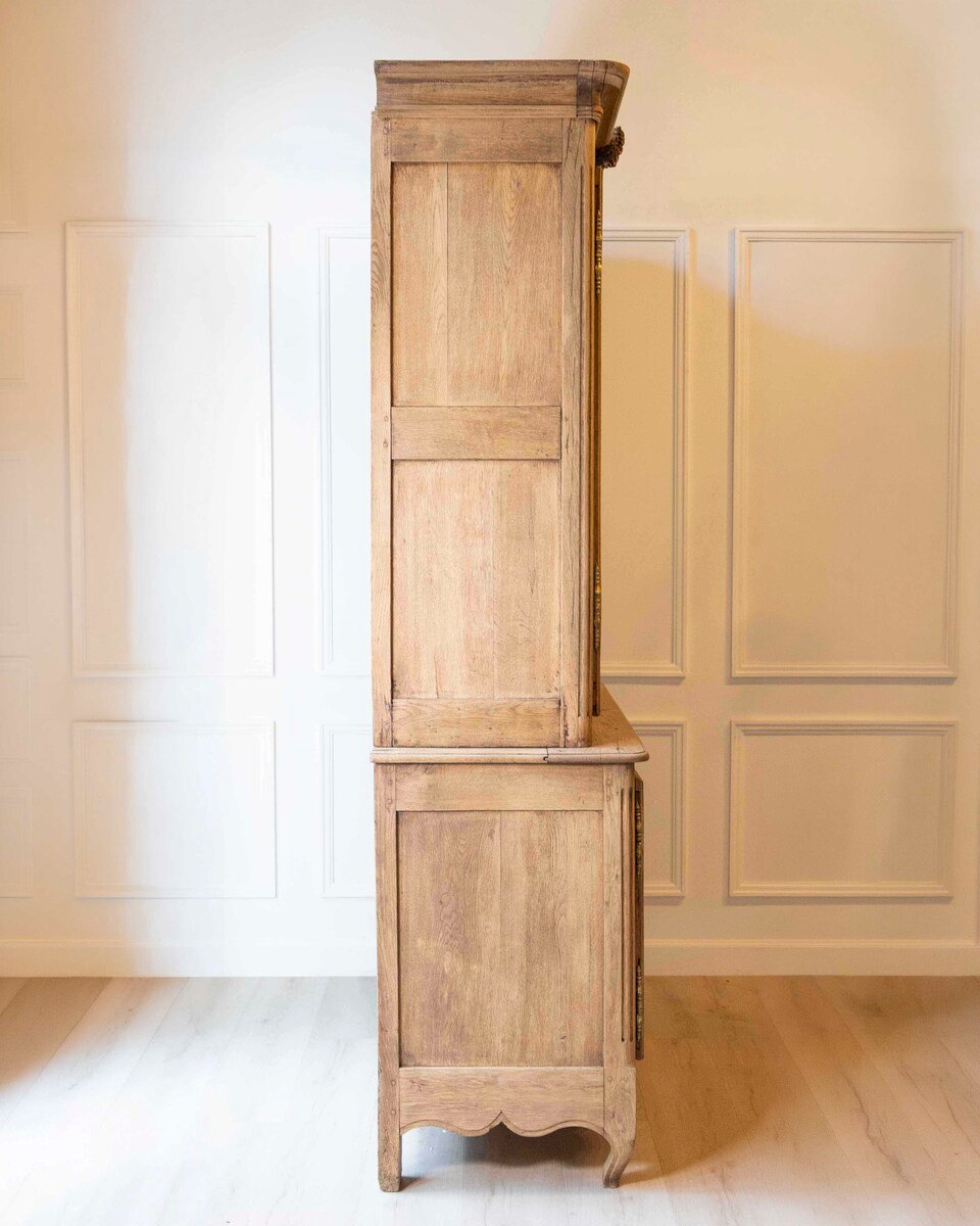 Early 19th Century Norman Carved Oak Two-Part Sideboard - JAA