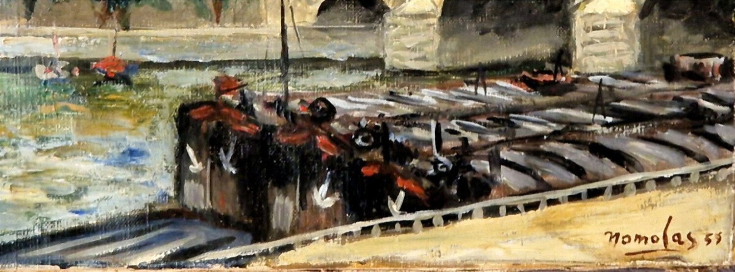 Quai De Paris Dated 1955 - JAA