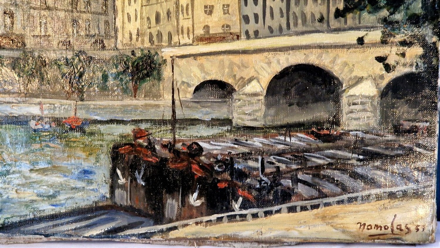 Quai De Paris Dated 1955 - JAA
