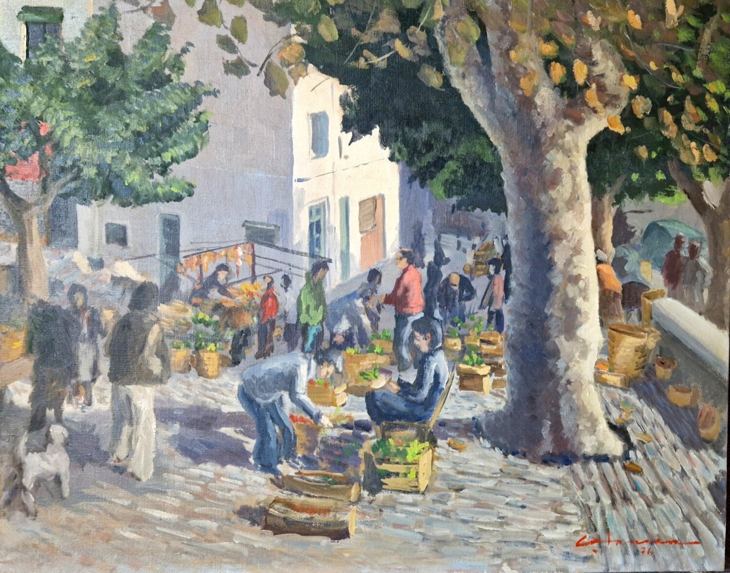 20th Century Flower Market - JAA