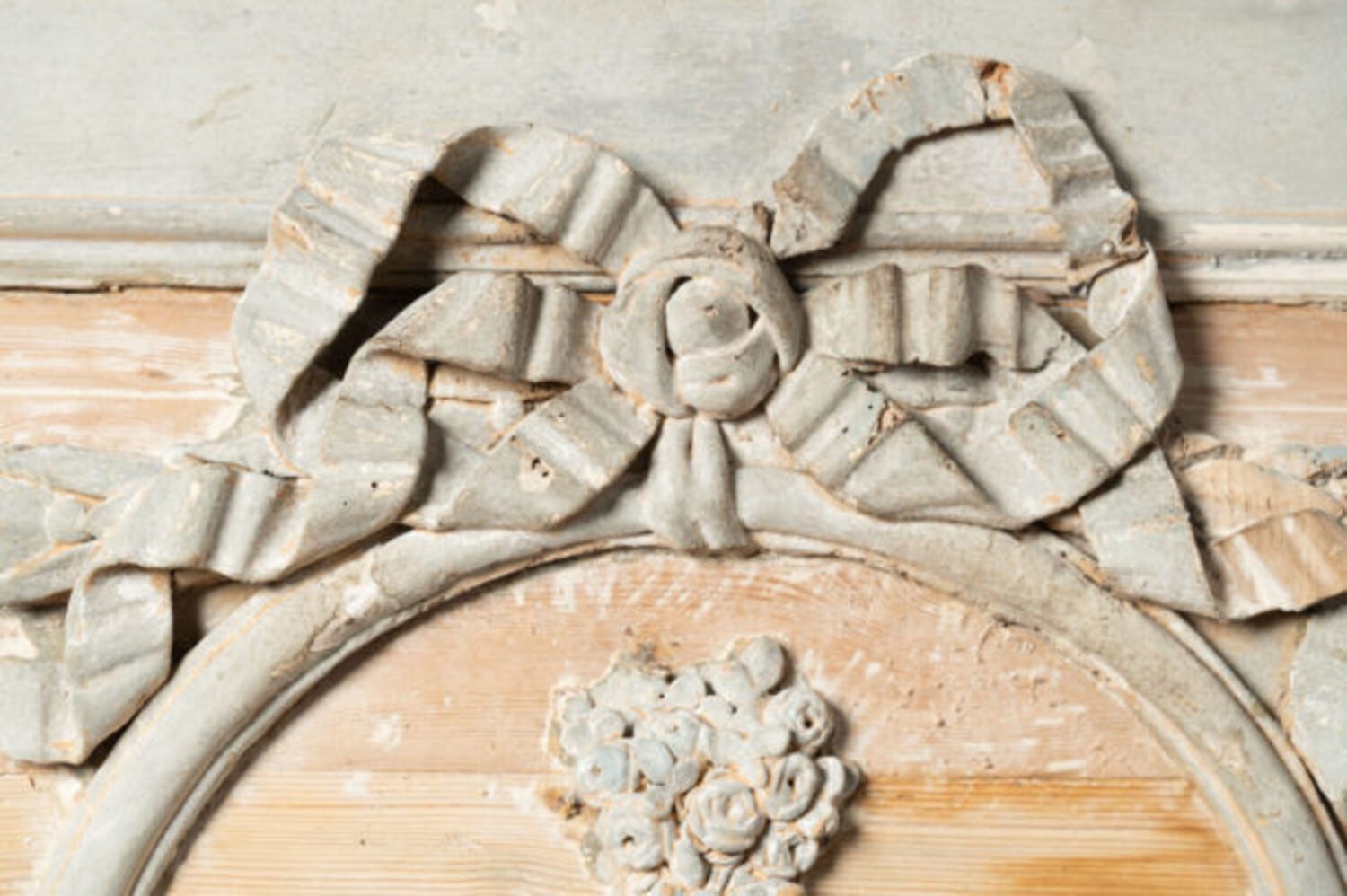 Antique French carved panel - JAA