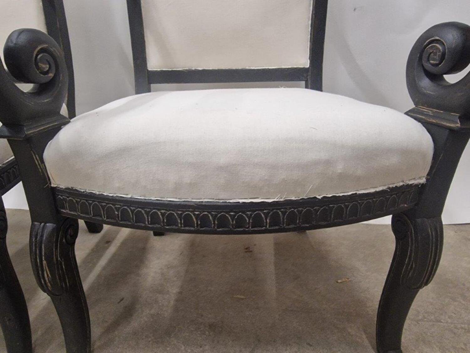 Pair of Swedish armchairs circa 1820 - JAA