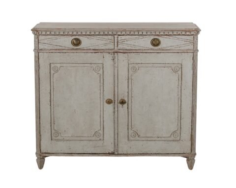 Large swedish sideboard, with drawers, 19th Century