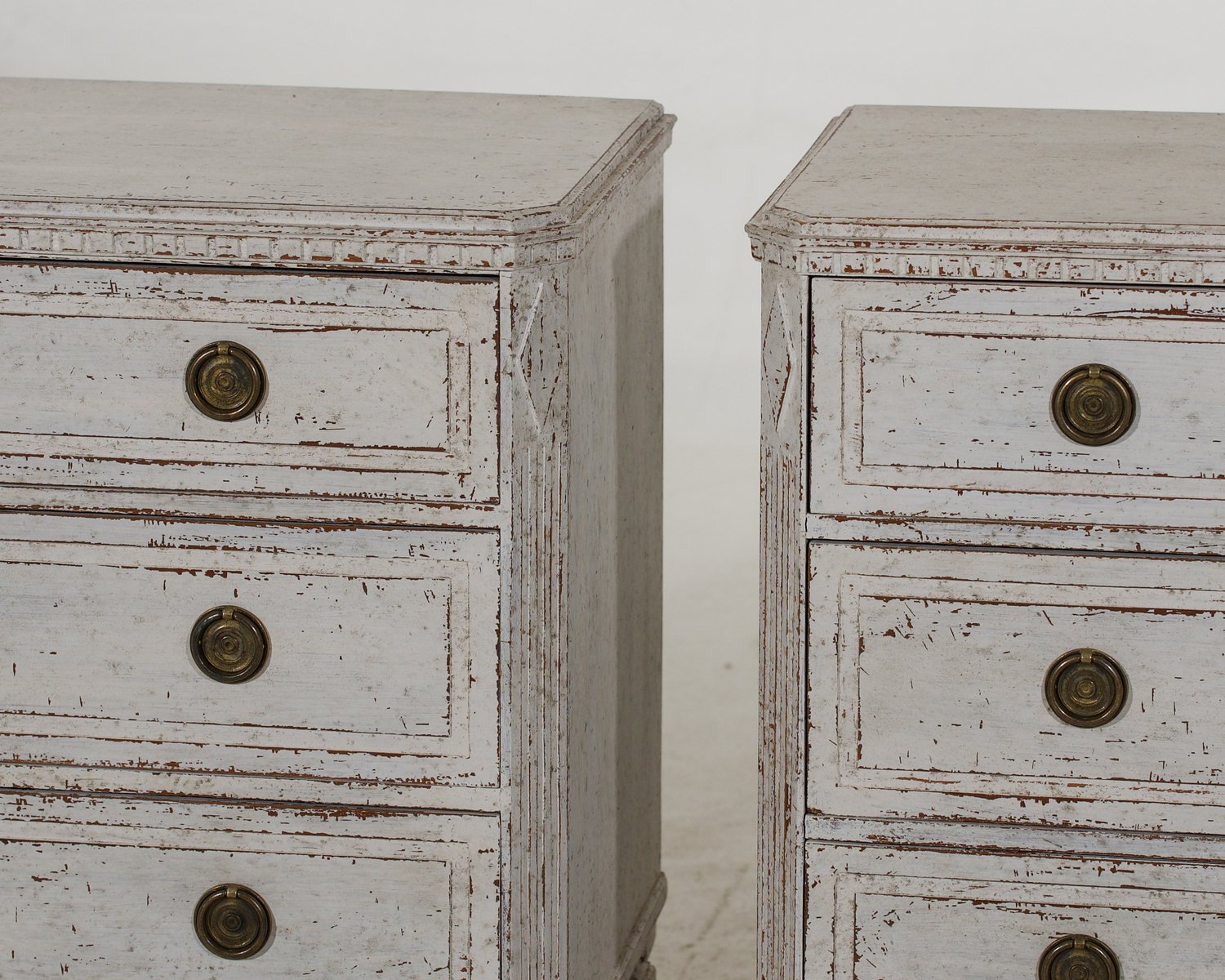 Pair of Scandivian chests of drawers, circa 100 years old - JAA