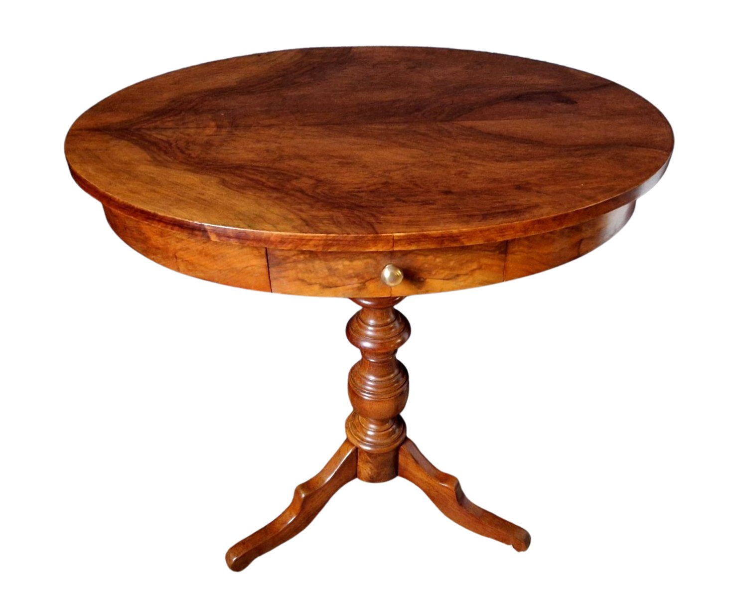 Walnut Pedestal Table