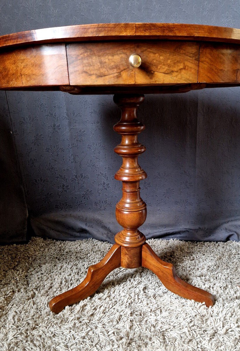 Walnut Pedestal Table - JAA