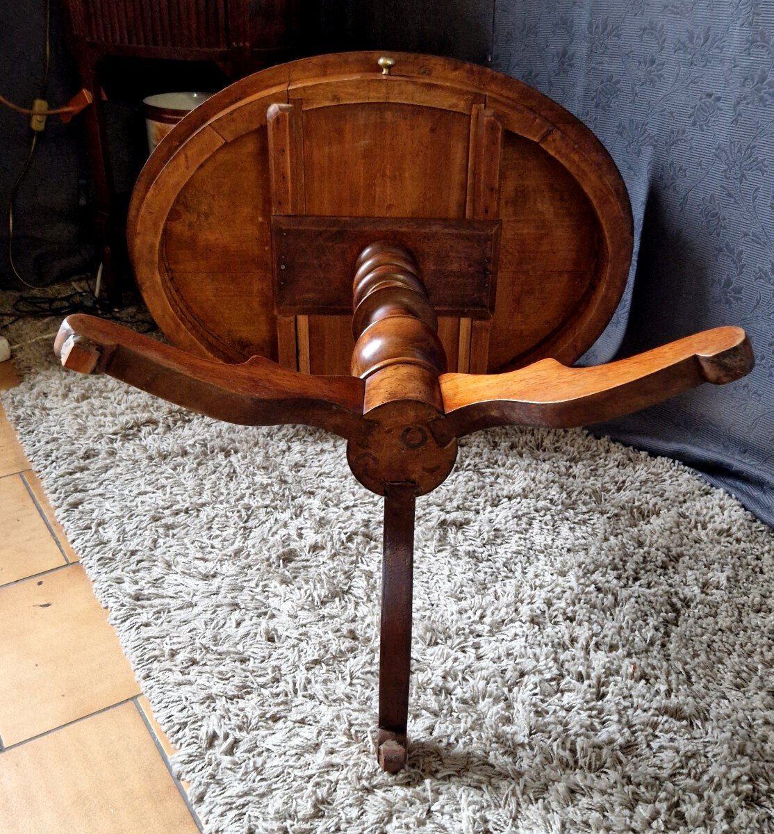 Walnut Pedestal Table - JAA