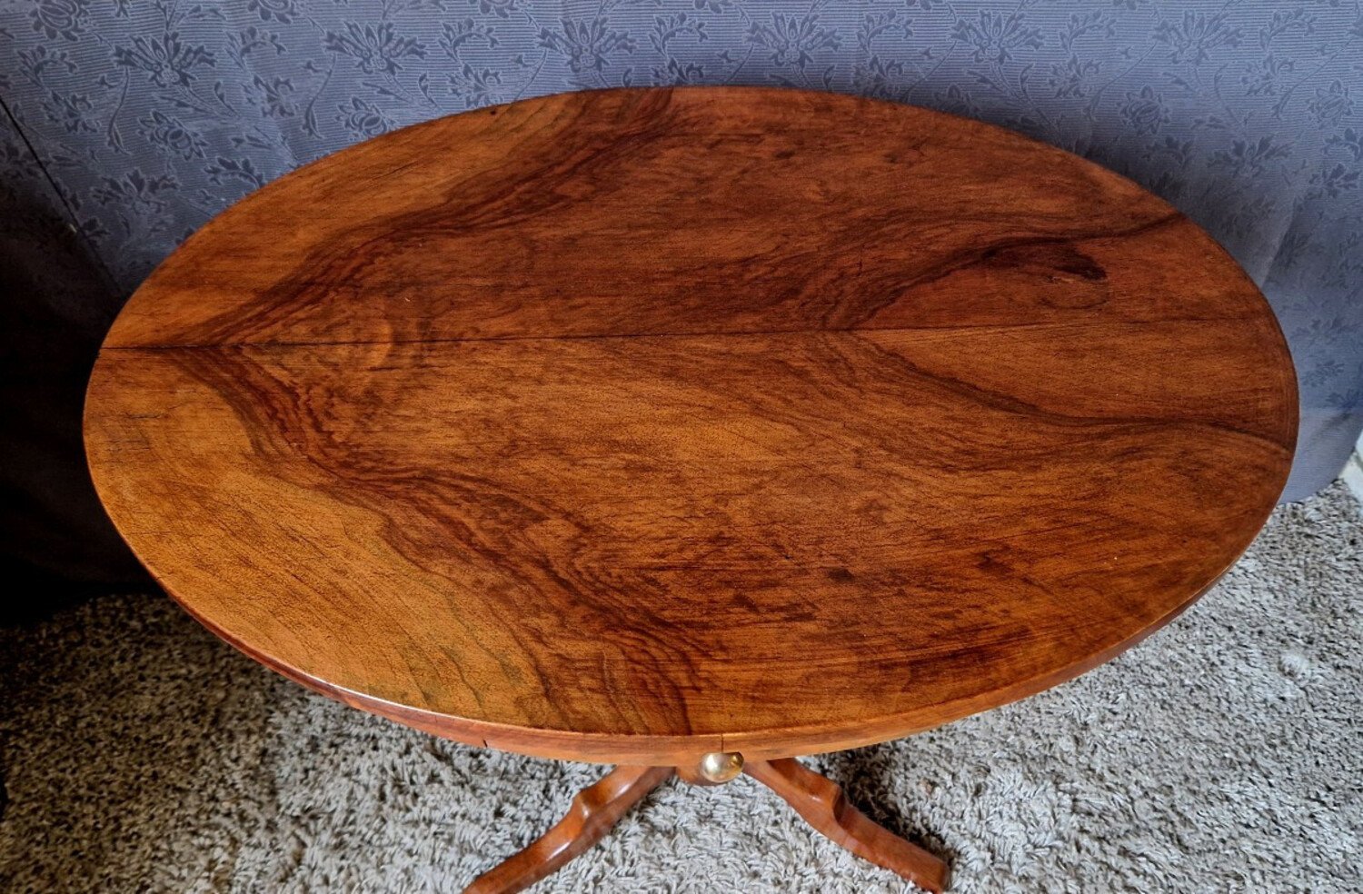 Walnut Pedestal Table - JAA