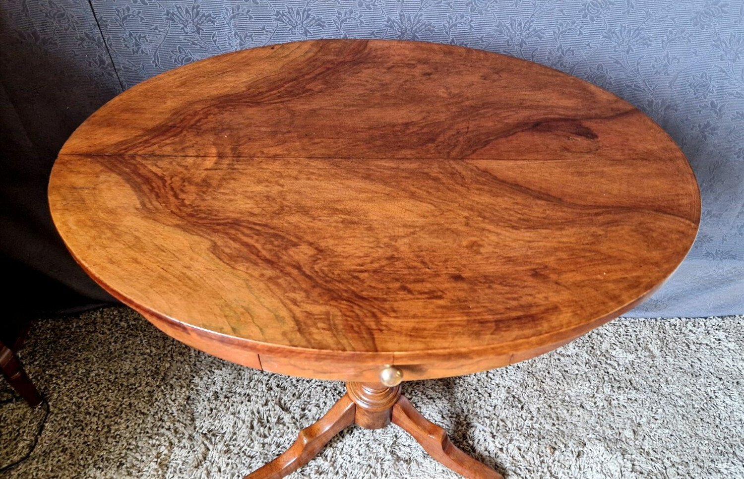 Walnut Pedestal Table - JAA