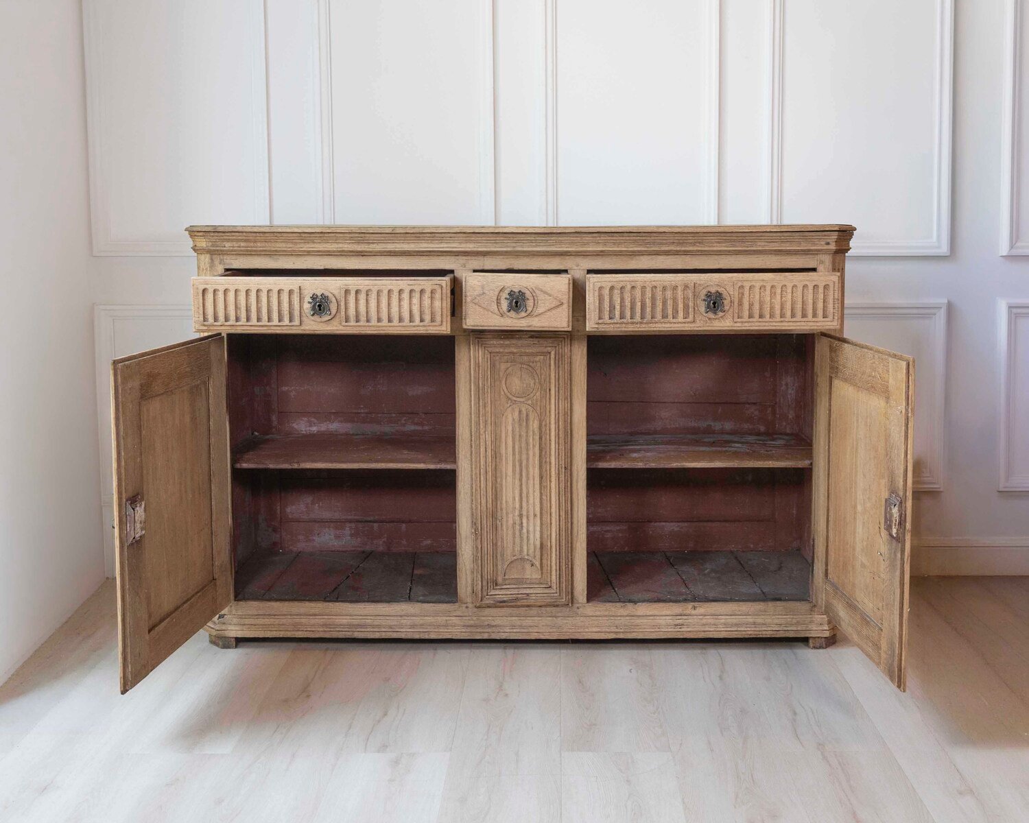 On Hold - Italian 19th Century Lombard Walnut Secretaire with Marquetry - JAA