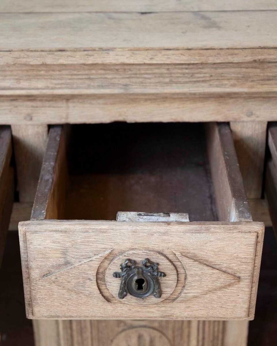 On Hold - Italian 19th Century Lombard Walnut Secretaire with Marquetry - JAA
