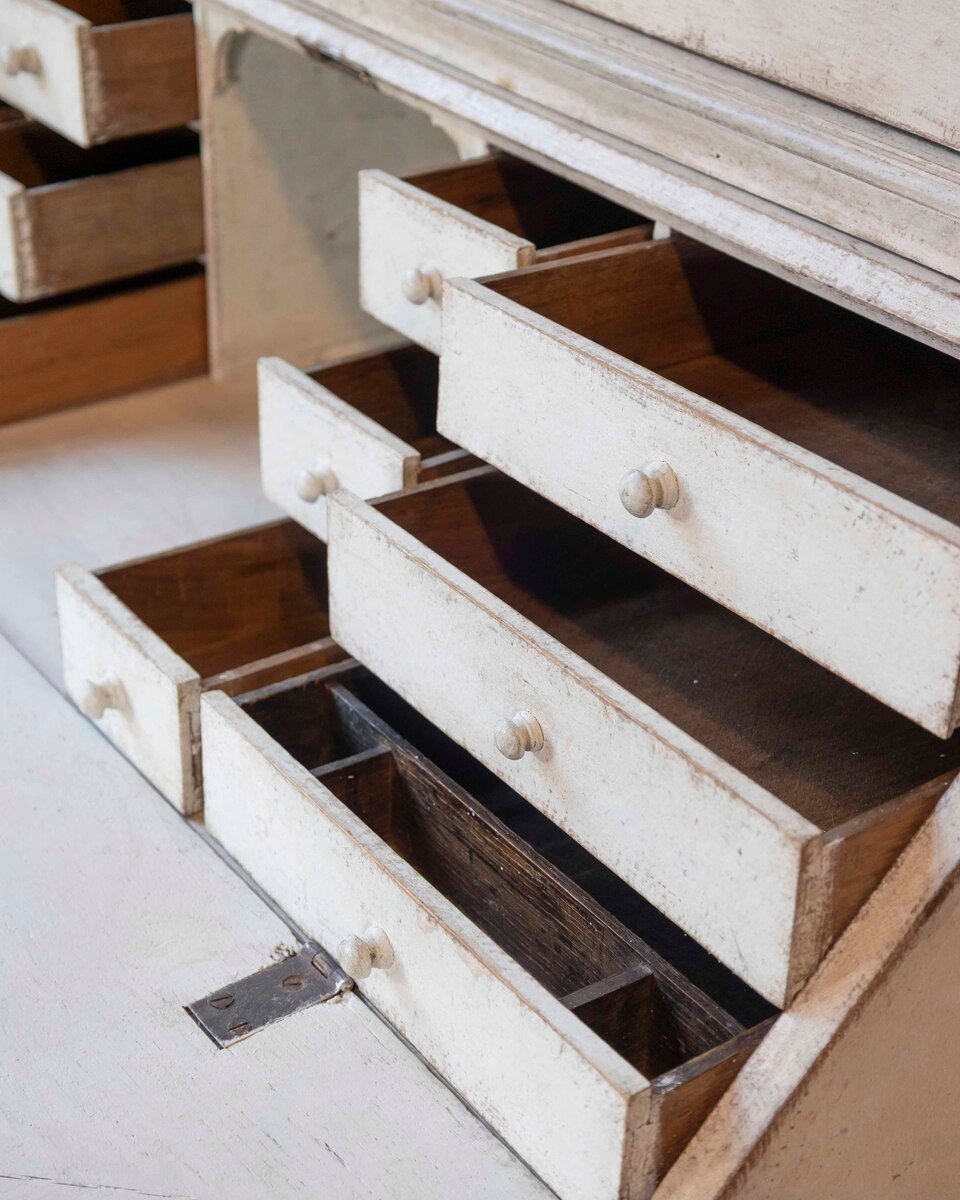 18th century Swedish Gustavian secretary cabinet - JAA
