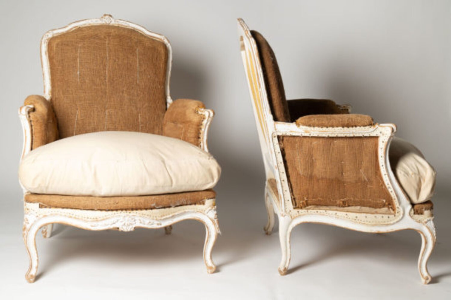 Antique French pair of chairs - JAA
