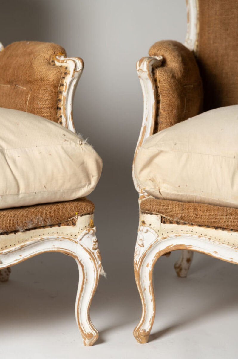 Antique French pair of chairs - JAA